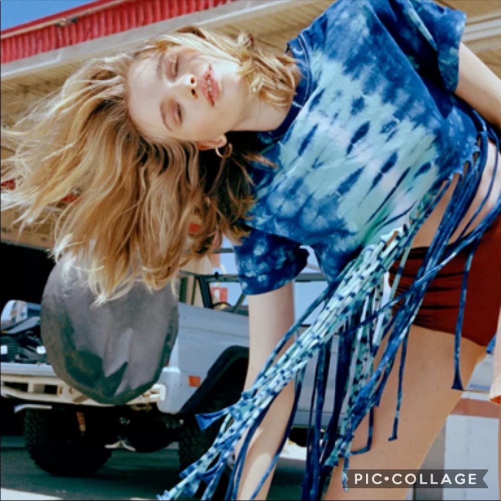Urban Outfitters Tie Die Crop Top